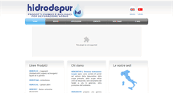 Desktop Screenshot of hidrodepur.it
